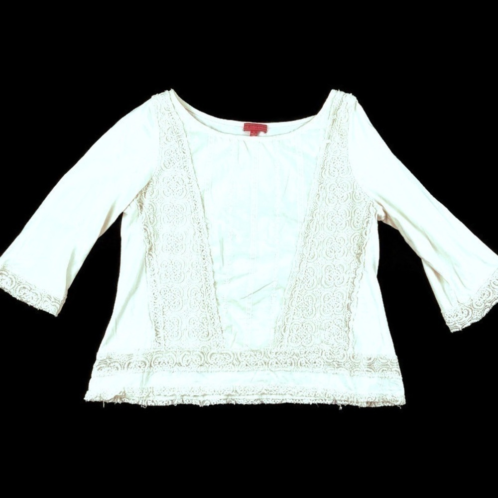 One September Womens Blouse, Cream Medium